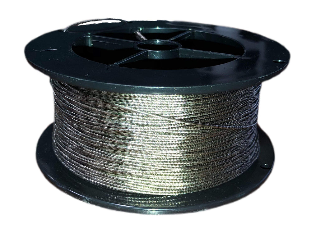Walker Downriggers cable 350ft shows 195lb test for deep-water trolling and broad compatibility.