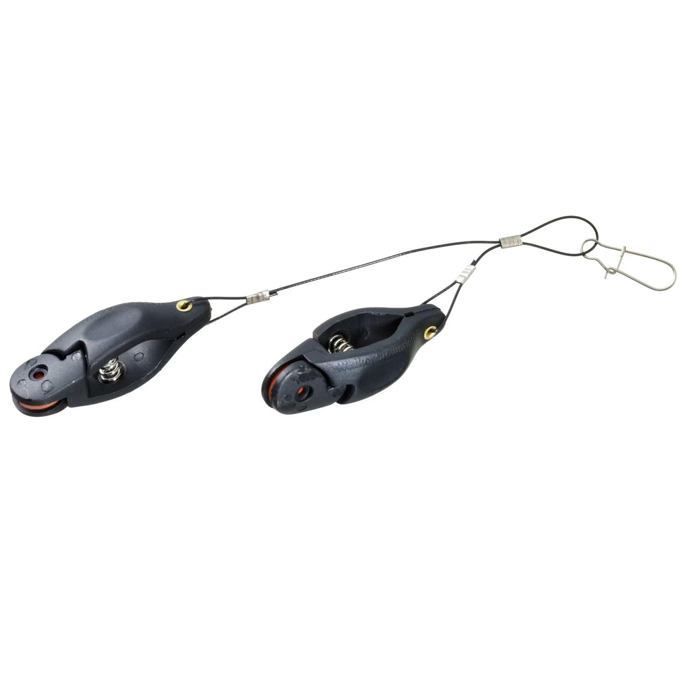 Walker Downriggers LR-400 with double pad release for secure line stacking and hookups.