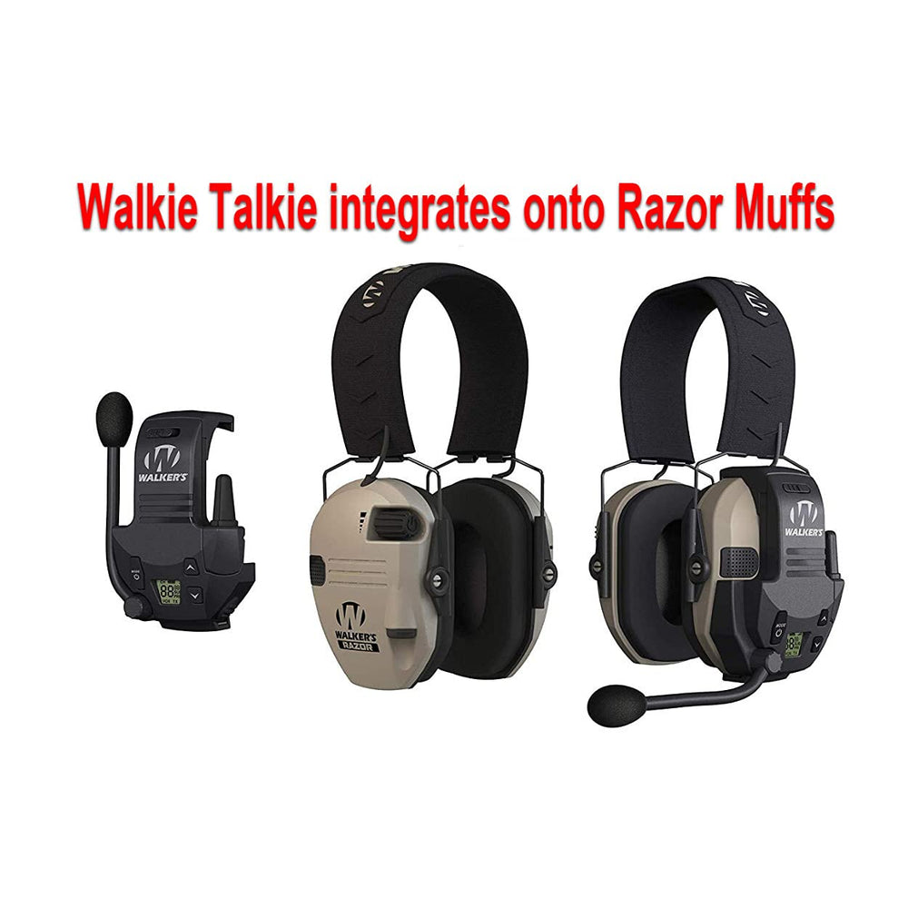 Walker's Belt Clip Holder keeps muffs within reach on range