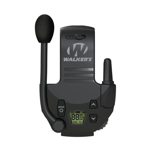 Walker's Razor Slim Muff front omni-directional mics capture ambient sounds clearly.