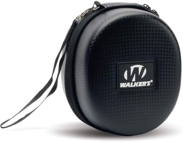 Walker's muff case storage open view enables quick access to hearing protection.