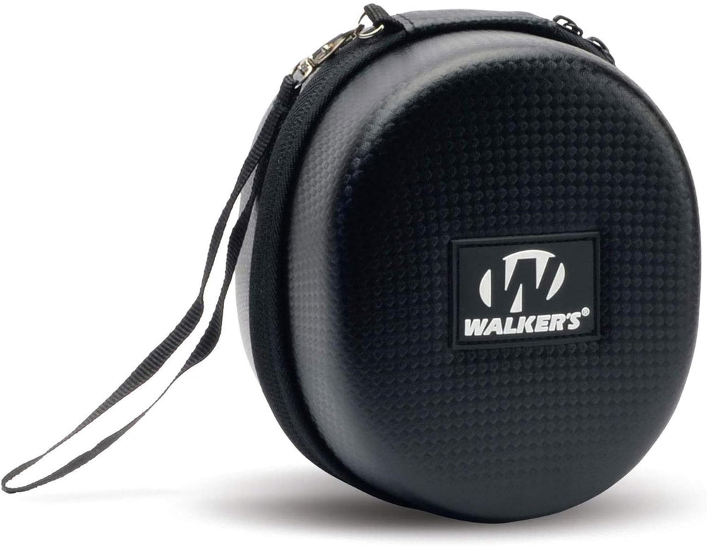 Walker's muff case storage open view enables quick access to hearing protection.