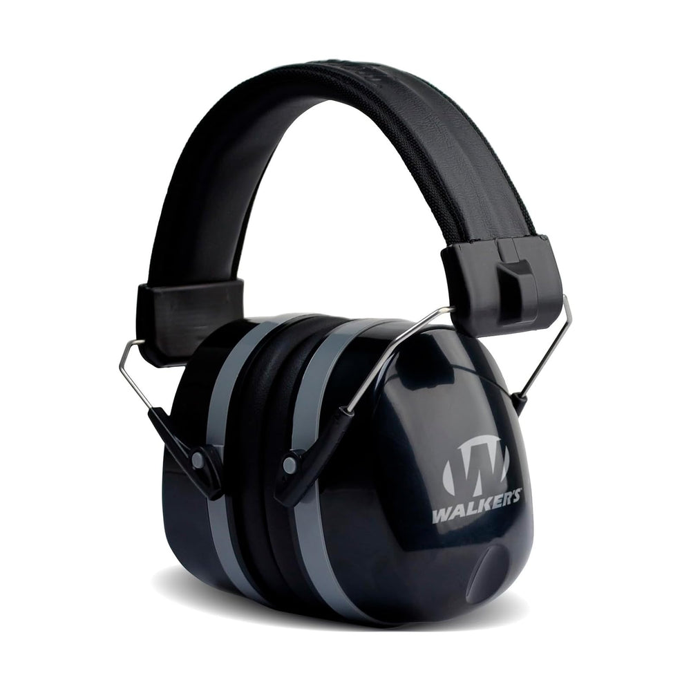 Walker's Razor Compact folding muff for easy transport at the range.