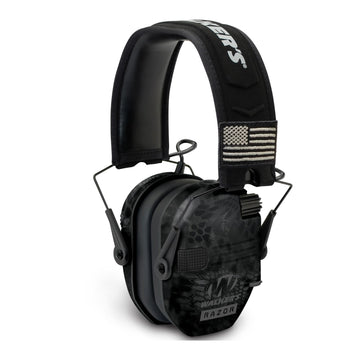 Walker's Razor Patriot folding design enables compact storage between hunts
