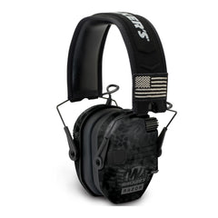Walker's Razor Patriot folding design enables compact storage between hunts