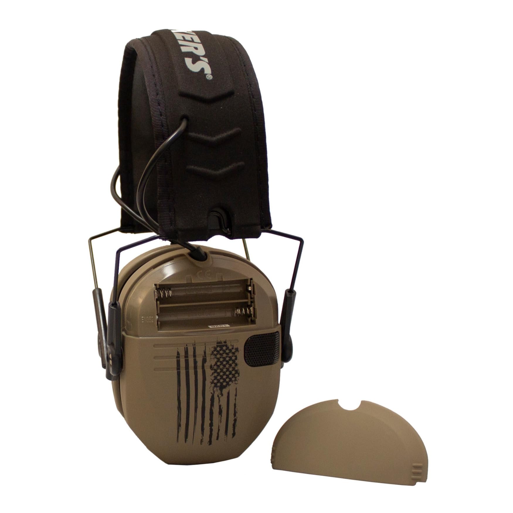 Walker's Razor Slim 23dB NRR with SAC protects hearing during shots.