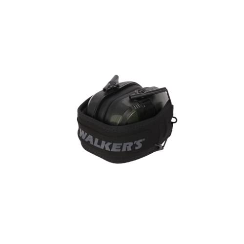 Walker's Razor Slim 3.5mm input enables audio hookup for devices.
