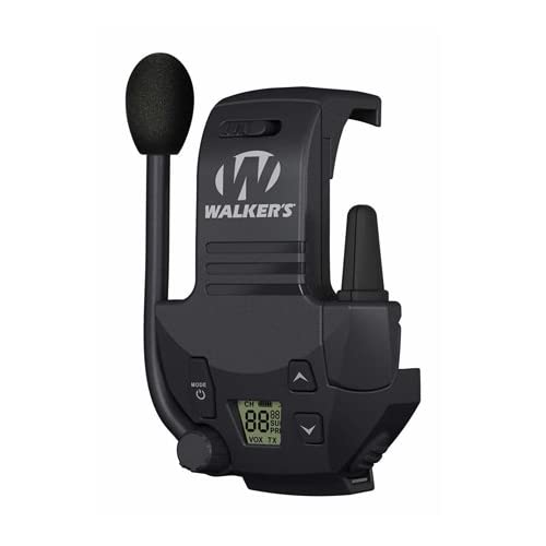 Walker's Razor Slim Muff volume knob with glove-friendly grip for quick adjustments.