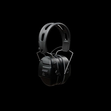 Walker's Recon Digital Muffs IPX4 rating signals weather-ready protection in field conditions.