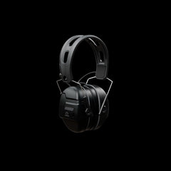 Walker's Recon Digital Muffs IPX4 rating signals weather-ready protection in field conditions.