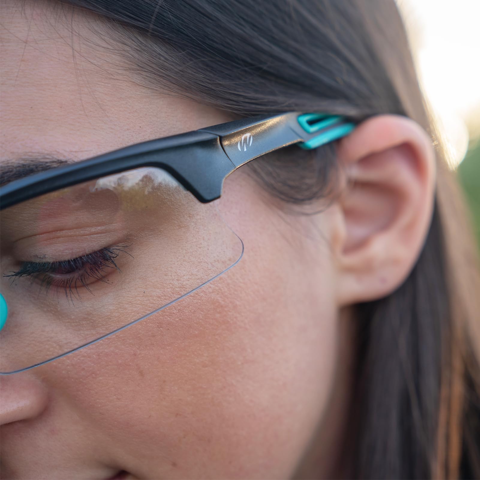 Walker's teal sport glasses ideal for range or outdoor exploration