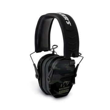 Walker's Walkie Talkie attachment keeps communication clear on the range.