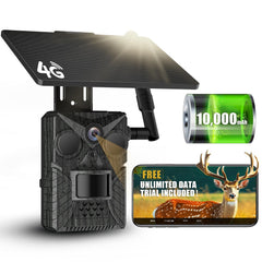 WalkZOO Cellular Trail Camera front view showing sturdy build and remote monitoring capability