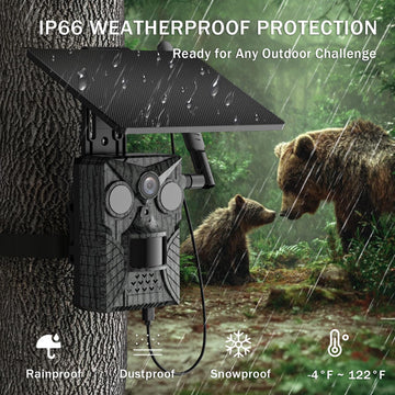 WalkZOO IP66 weatherproof housing protecting against rain and dust