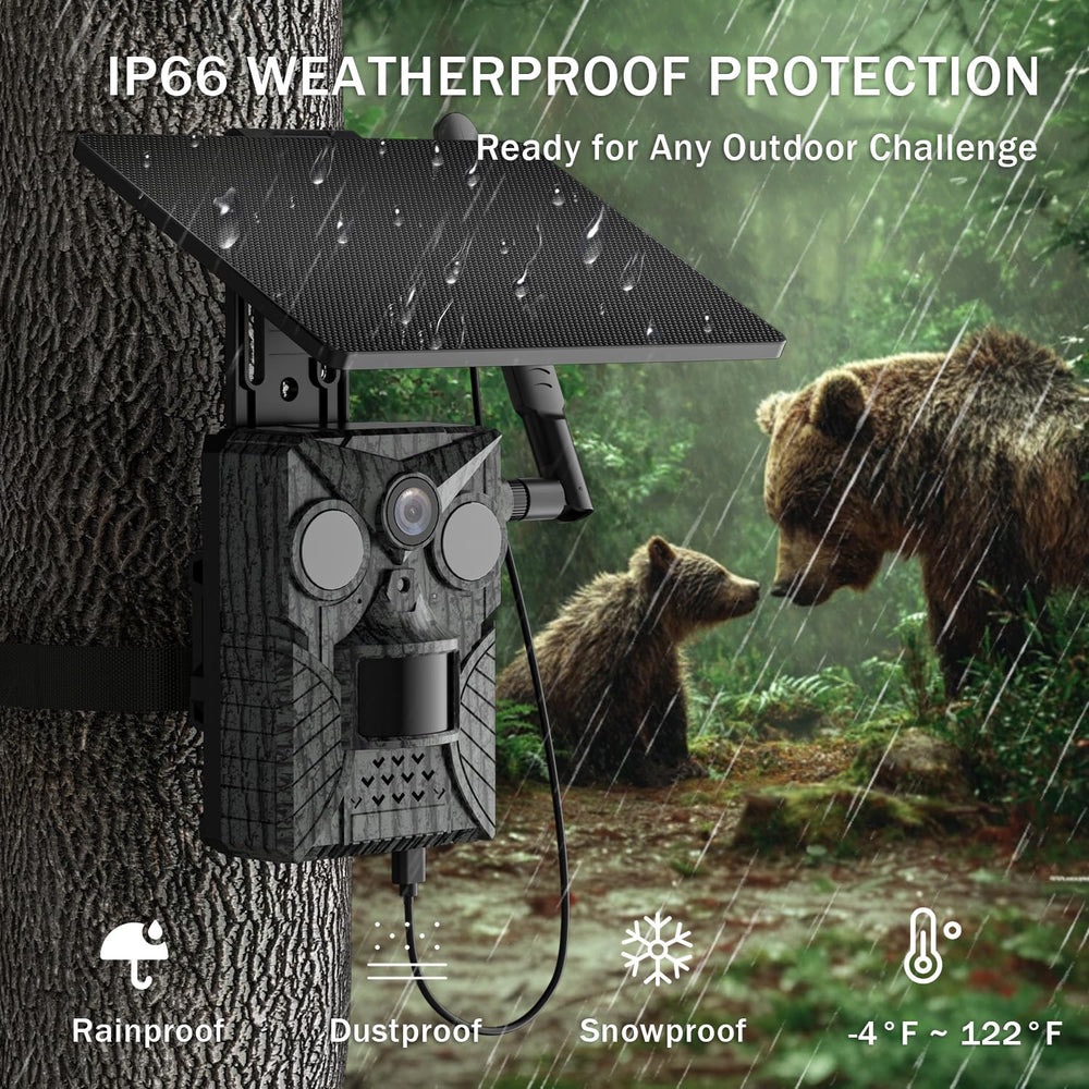 WalkZOO IP66 weatherproof housing protecting against rain and dust