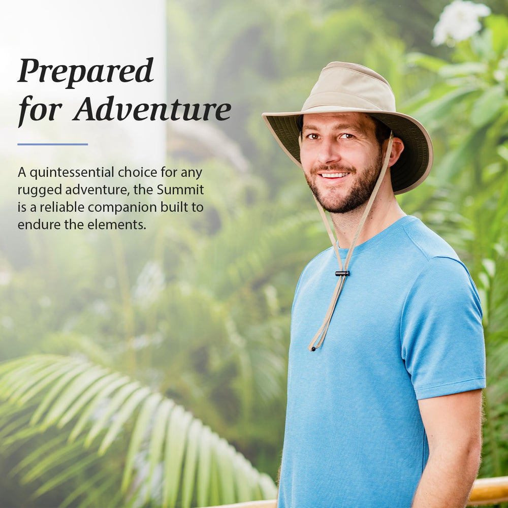 Wallaroo Summit Sun Hat inner drawstring provides a secure, adjustable fit