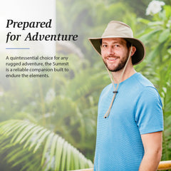 Wallaroo Summit Sun Hat inner drawstring provides a secure, adjustable fit