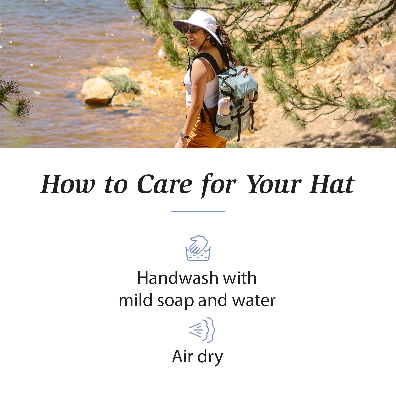 Wallaroo Sanitas Sun Hat with adjustable chin strap