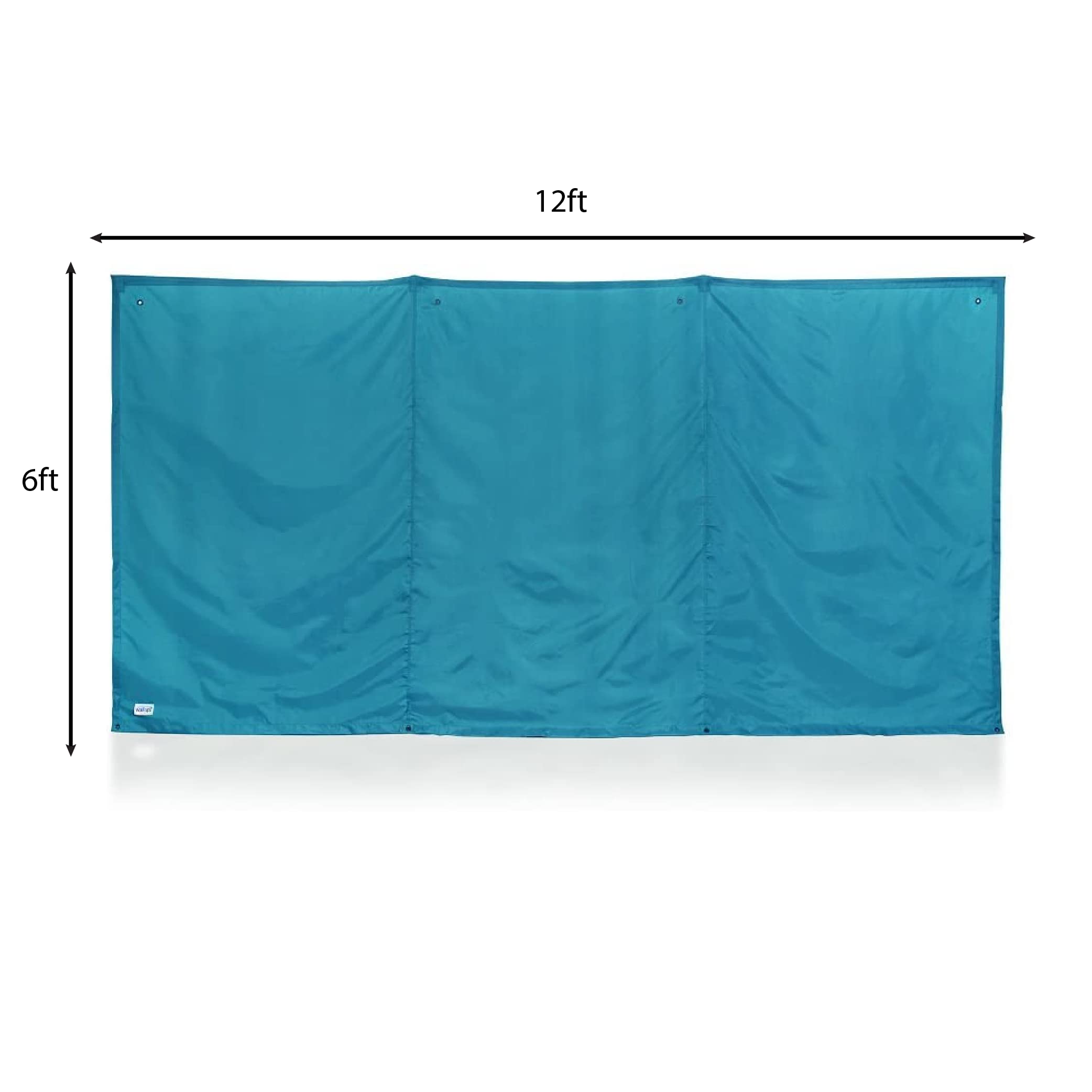 WallUp portable privacy tent setup, easy for one person.