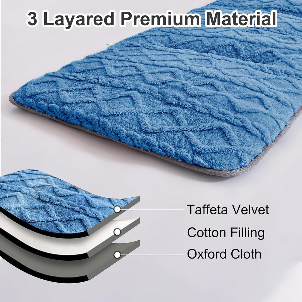 Wamsound cot pad features four corner straps to prevent shifting