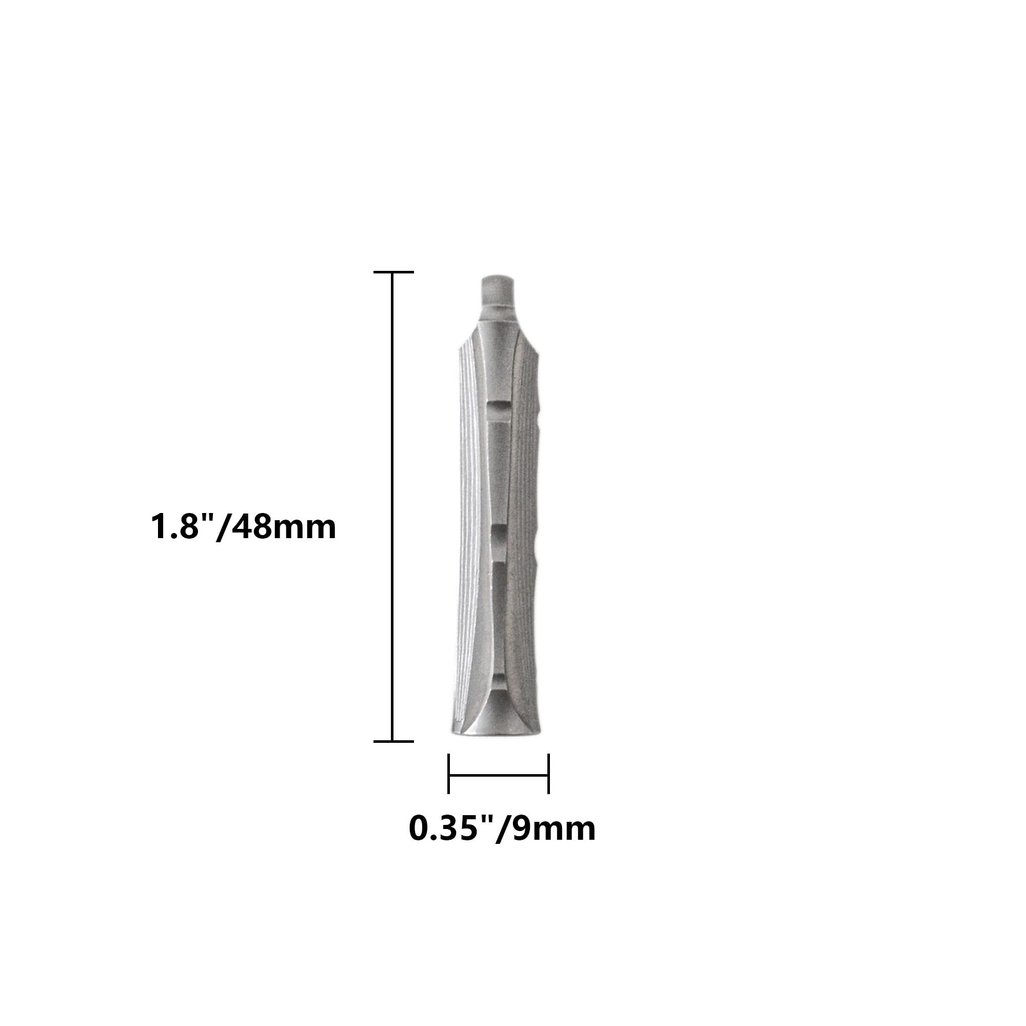 WANERSEN titanium whistle is pocket-friendly, offering quick reach in emergencies.