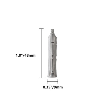 WANERSEN titanium whistle is pocket-friendly, offering quick reach in emergencies.