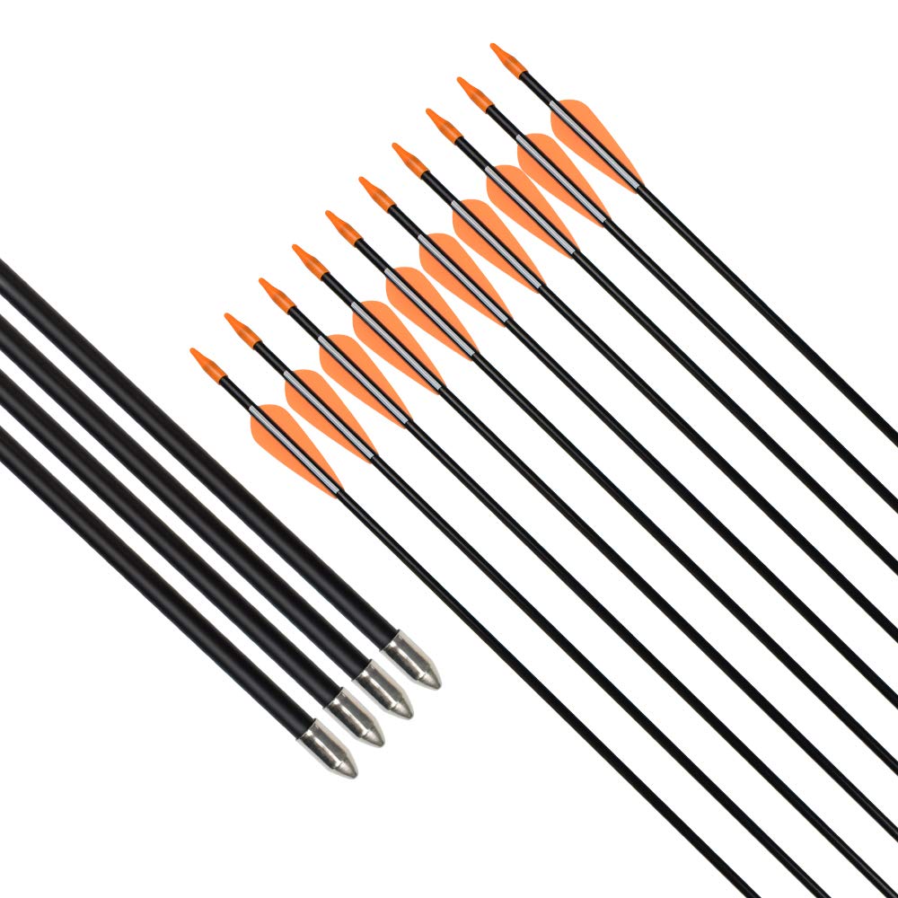 WangQin Archery arrow length options 24-30 inches to fit youths and adults.
