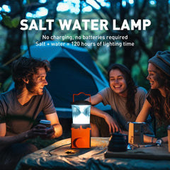 WangZixuan salt water lamp no battery needed salt-water power