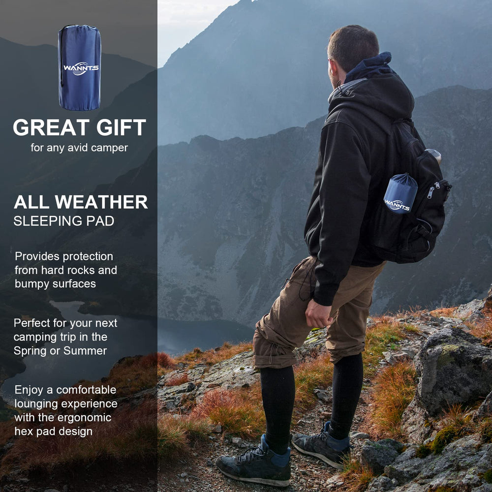 WANNTS sleeping pad package includes storage bag and patch kit