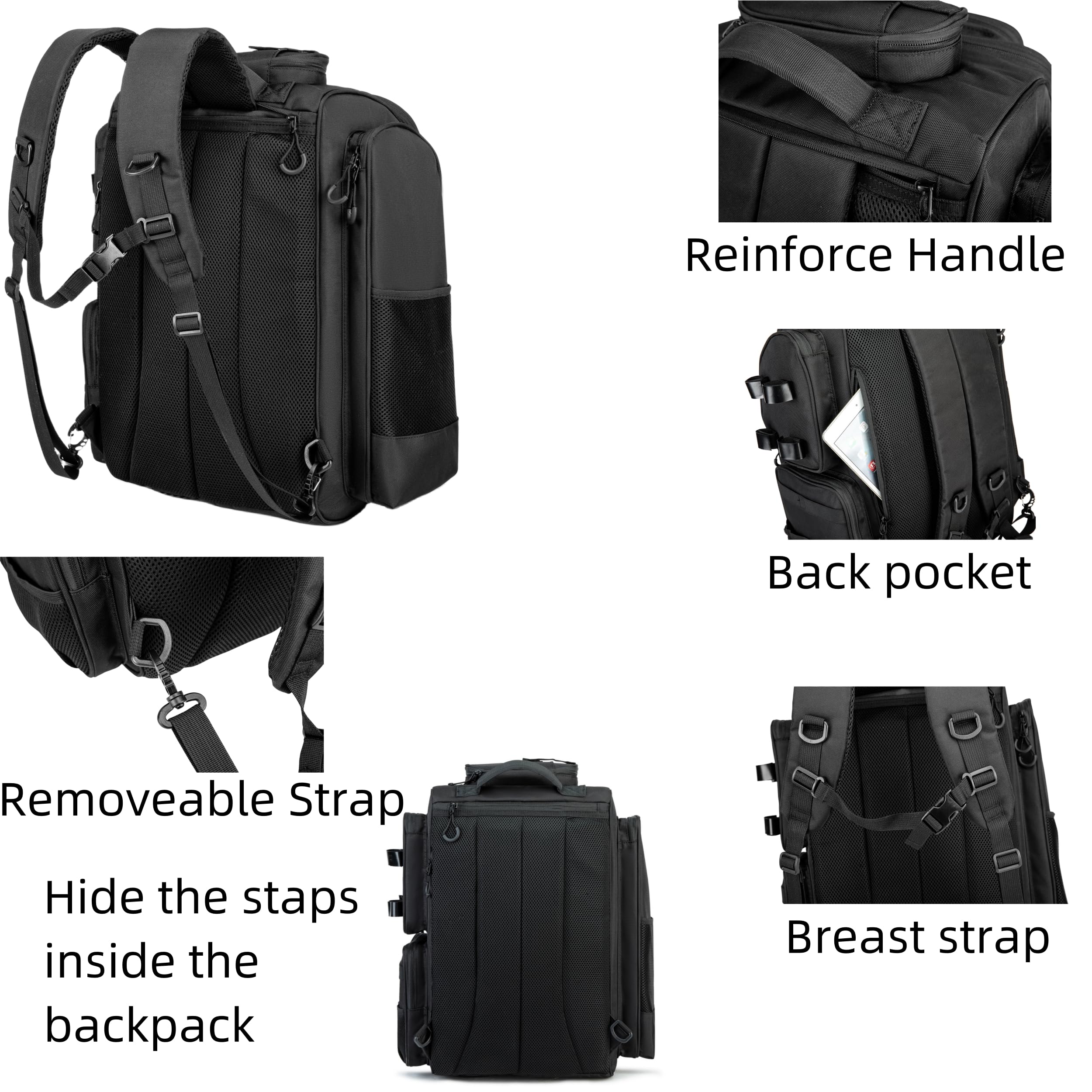 WANOON adjustable compartment shows two-level storage with foldable divider.