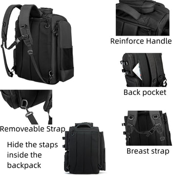 WANOON adjustable compartment shows two-level storage with foldable divider.