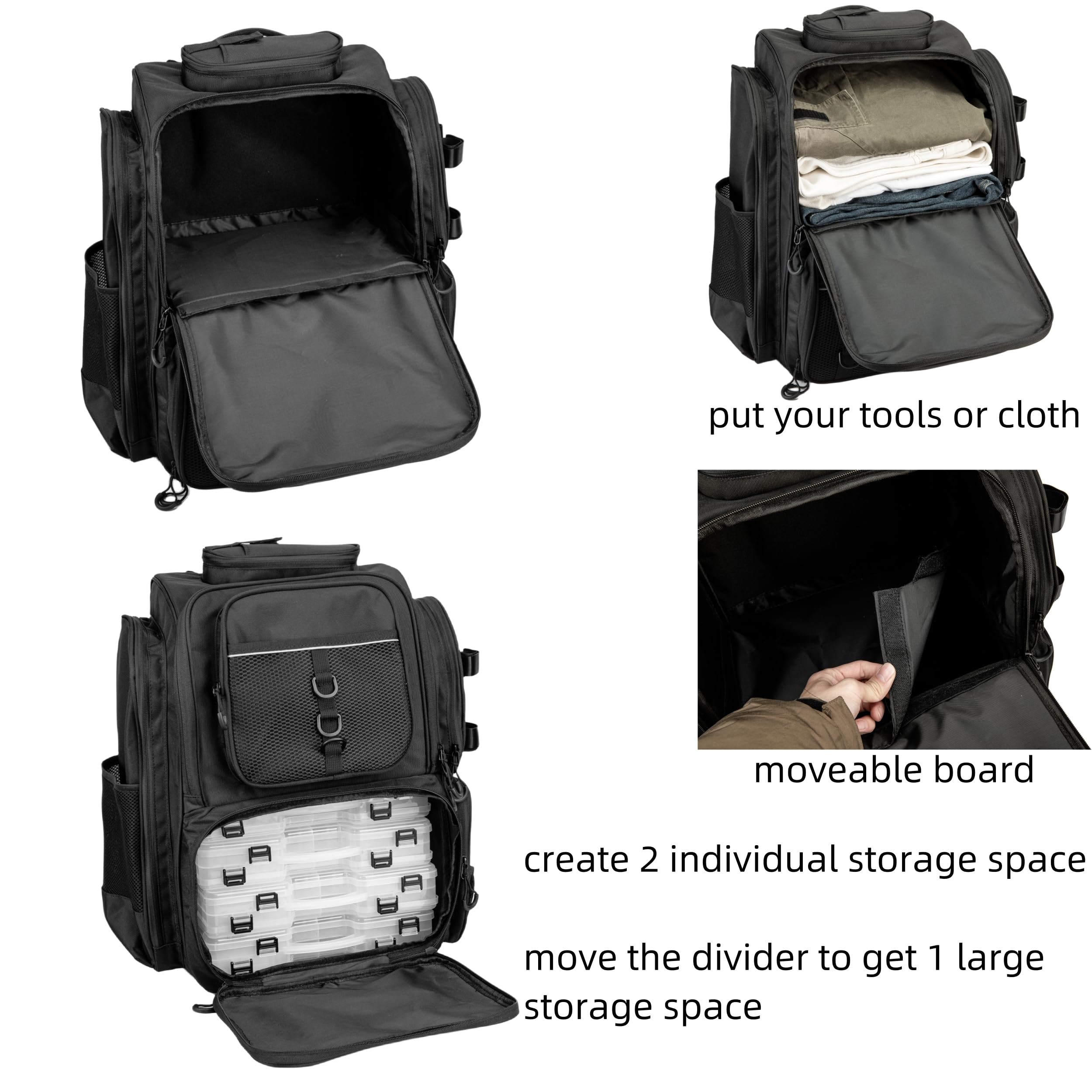 WANOON hidden shoulder straps demonstrate compact, travel-friendly design.