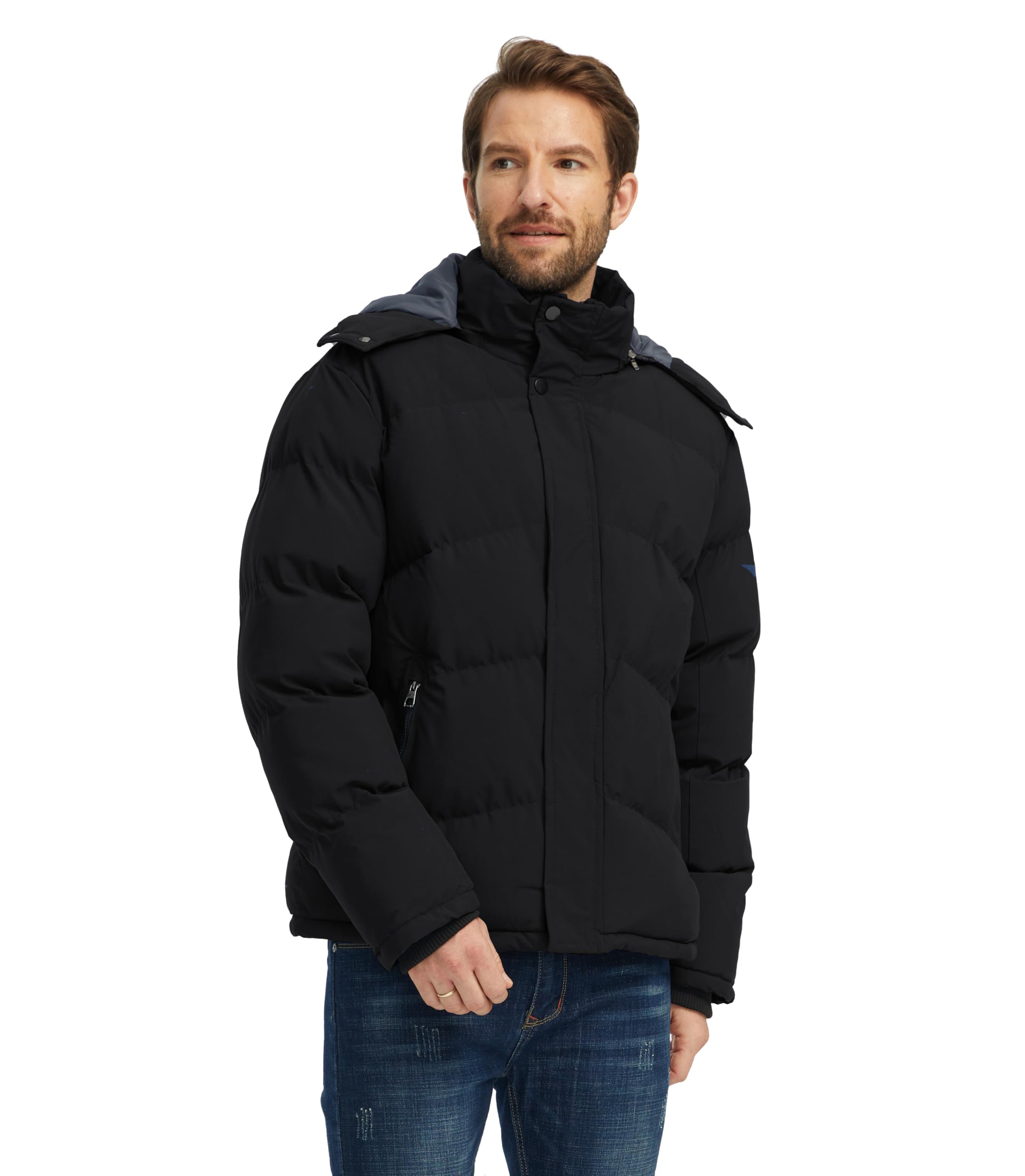Wantdo winter coat with detachable hood offers versatile cold-weather protection.