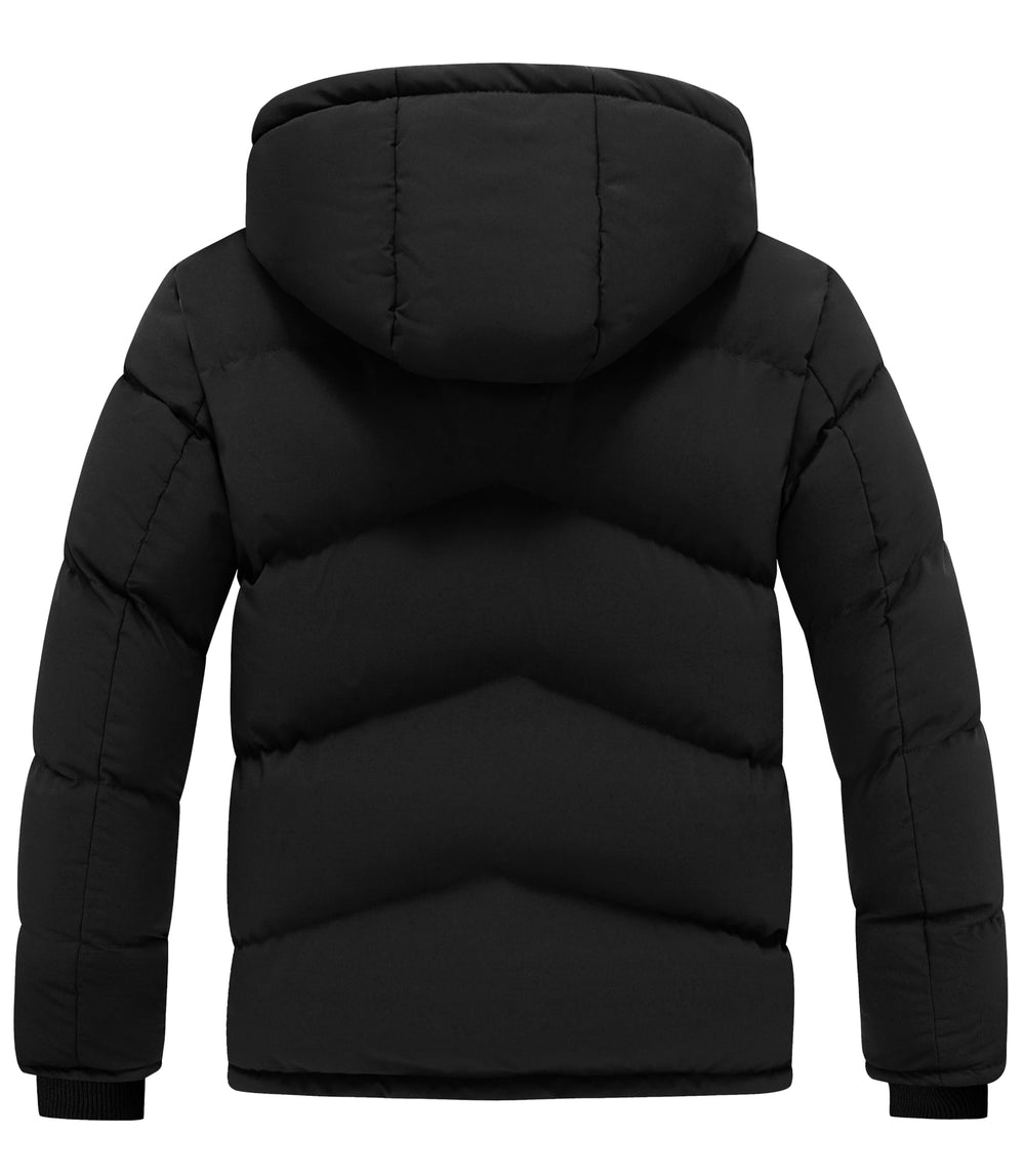 Wantdo winter coat inner pocket keeps valuables secure during activities.