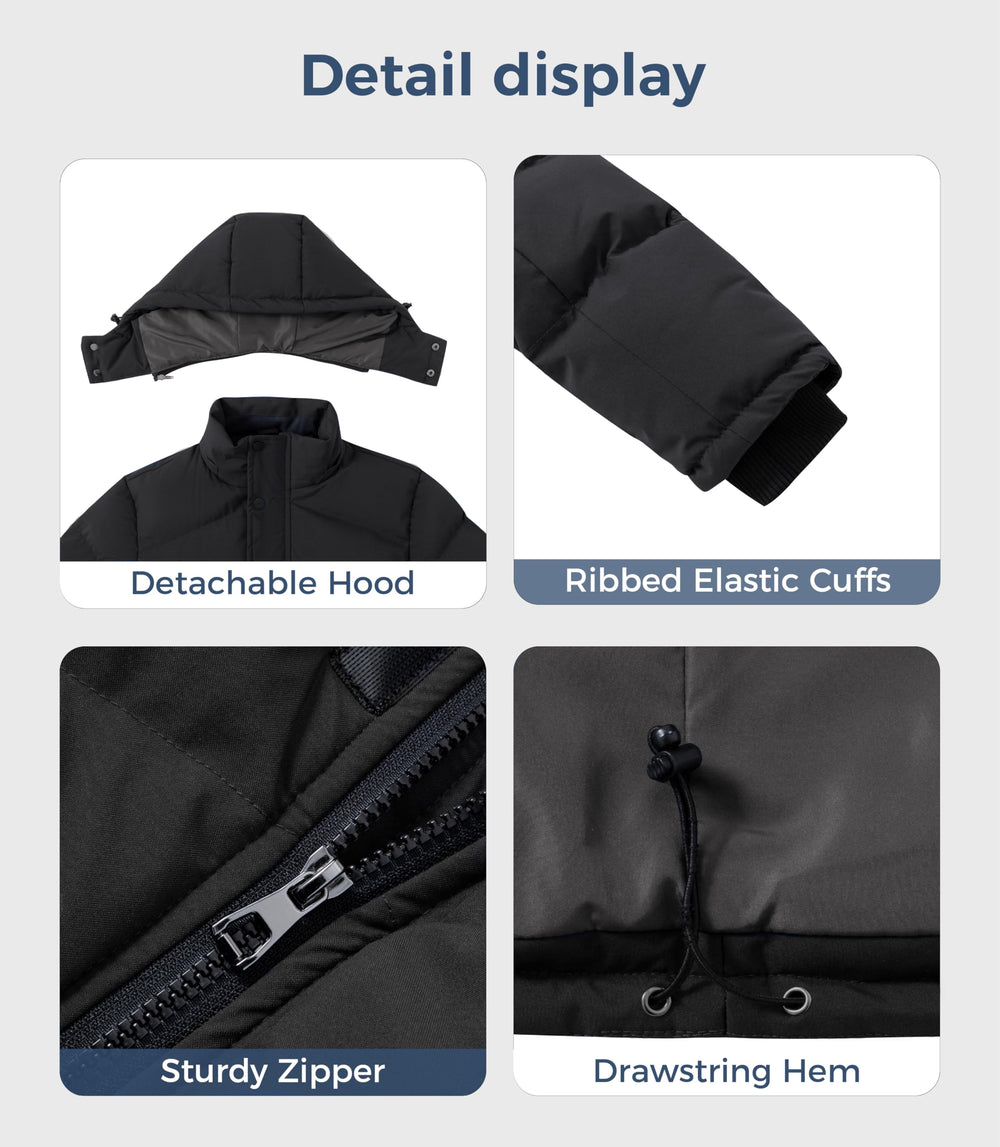 Wantdo winter coat insulation layer delivers warmth in cold conditions.