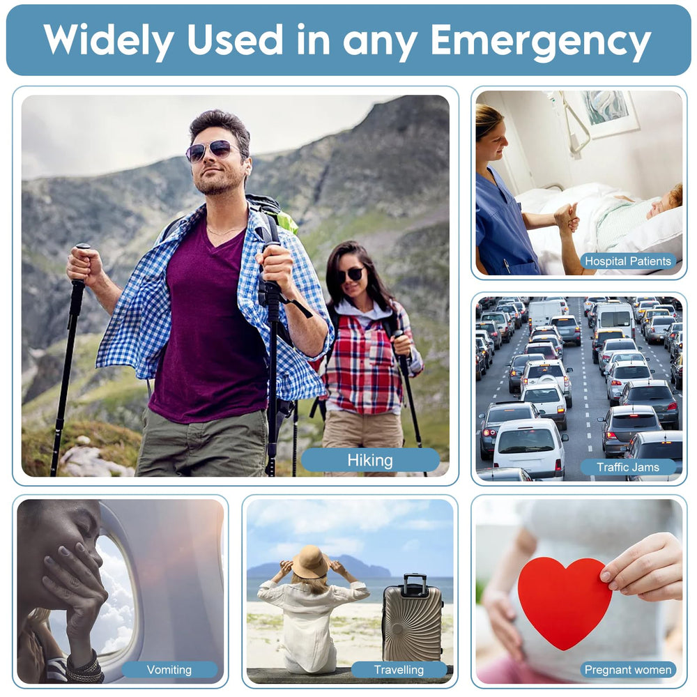 WAONIQ travel emergency kit pee bags fit in car or backpack