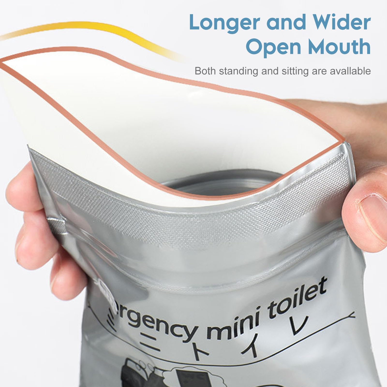 WAONIQ unisex urinal bags suitable for men, women, and kids