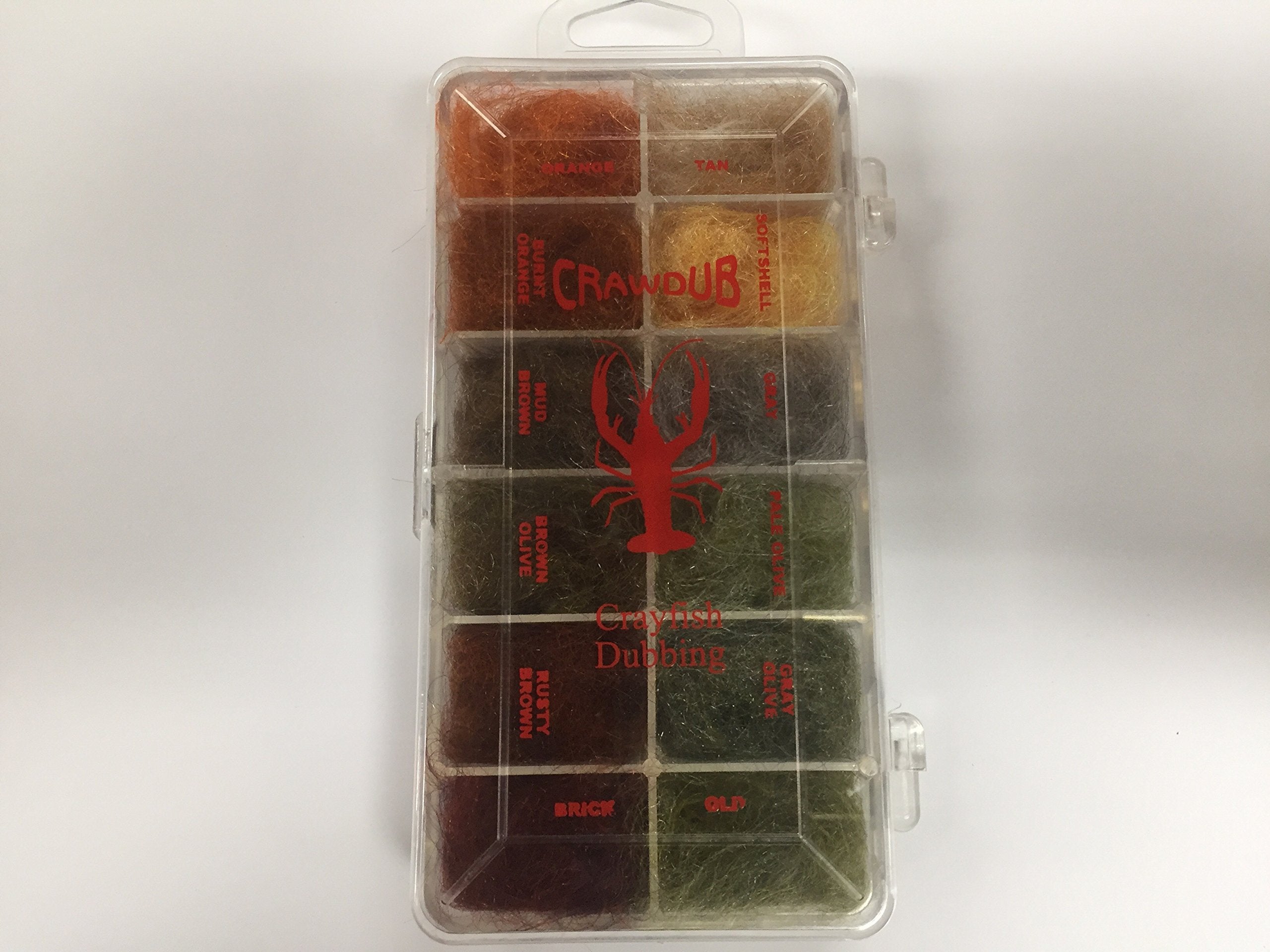 Wapsi CrawDub dubbing dispenser highlighting easy pinch-grab use for fly tying