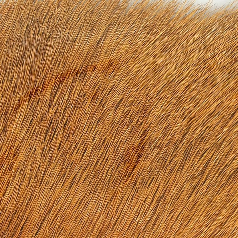 Wapsi Elk Body Hair Golden Brown packaging shows color and weight options for fly tyers