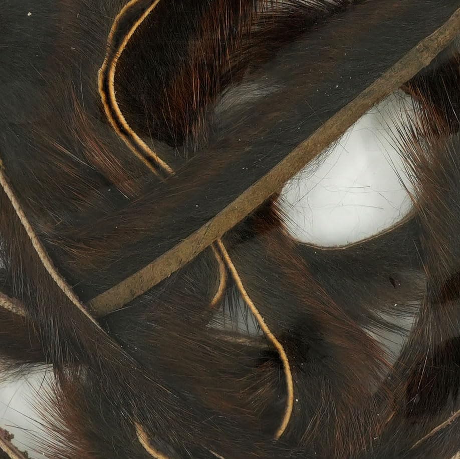 Wapsi Pine Squirrel Zonkers brown pack ideal for easy streamer tying and lifelike movement.
