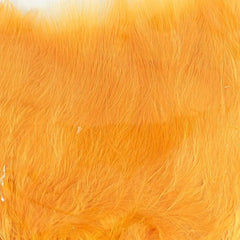 Wapsi Strung Marabou Amber close-up showing soft flutter for lifelike flies.