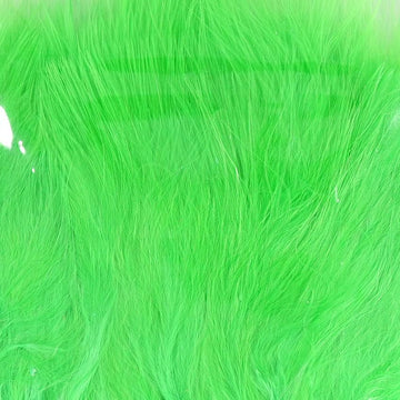 Wapsi Strung Marabou FL Green closeup shows soft texture and shimmering fibers for realism.