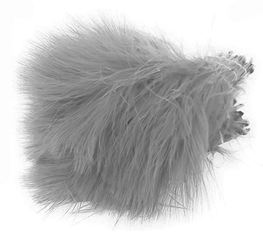 Wapsi Strung Marabou SHAD.Gray on a fly tied pattern demonstrating versatility