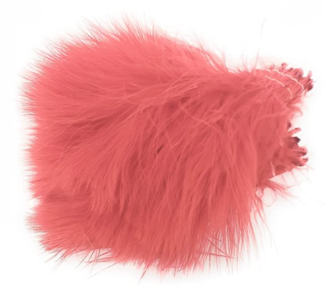 Wapsi Strung Marabou Shrimp Pink, soft and versatile fibers for vibrant lifelike flies.
