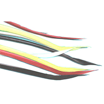 Wapsi Turkey Biots Black for lifelike segmented bodies on spinners and dry flies.