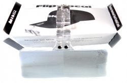 Wapsi Flip-Focal 2.25 magnifier in use with 2.5x magnification for tying fine tippets