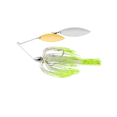 War Eagle spinnerbait with nickel frame and double Willow blades, ideal for clear-water bass