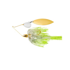 War Eagle WE38GT26 tandem willow spinnerbait with gold frame, designed for added flash.