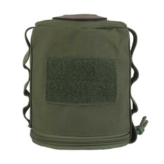 WarmHeartting gas canister large pouch closed view shows durable nylon for outdoor use.