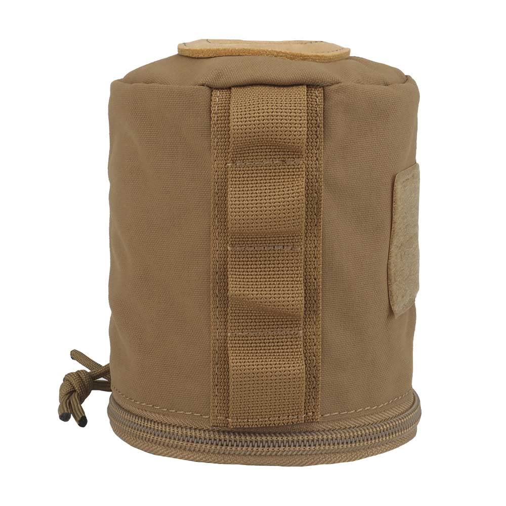 WarmHeartting gas canister large pouch front view with easy-access zipper feature